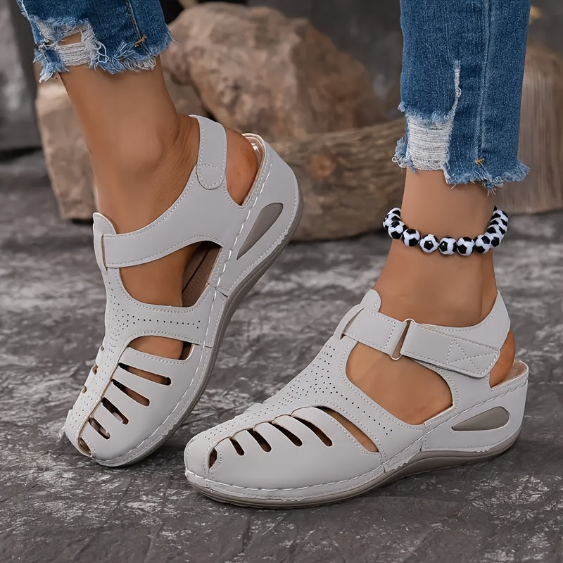 Ladies' comfortable wedge sandals, lightweight and comfortable in eleven colors