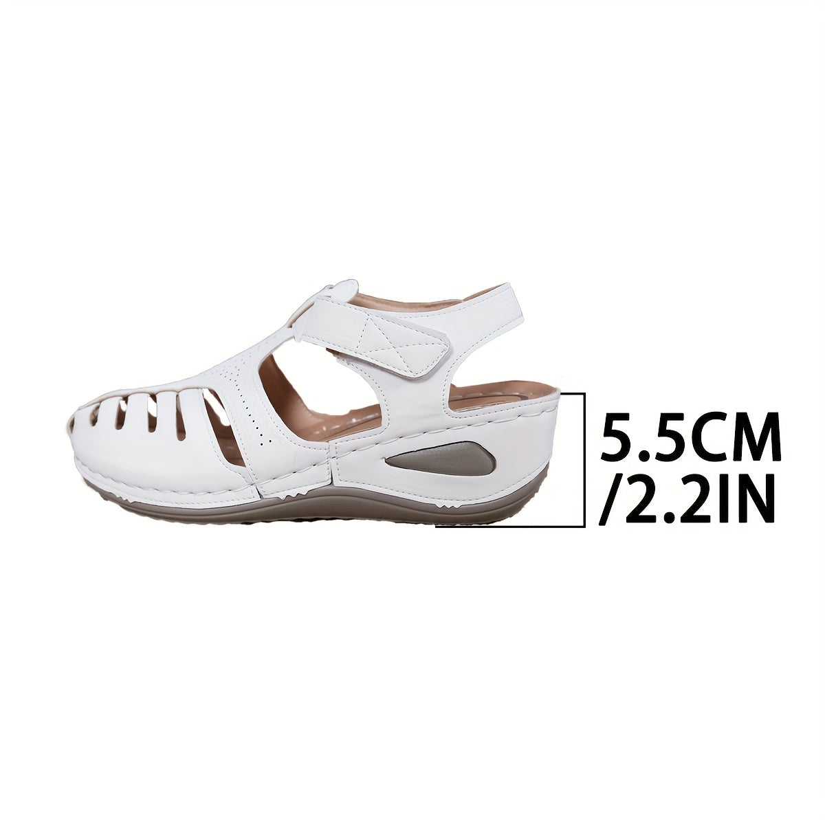 Ladies' comfortable wedge sandals, lightweight and comfortable in eleven colors