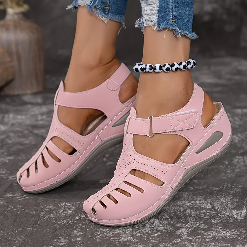 Ladies' comfortable wedge sandals, lightweight and comfortable in eleven colors