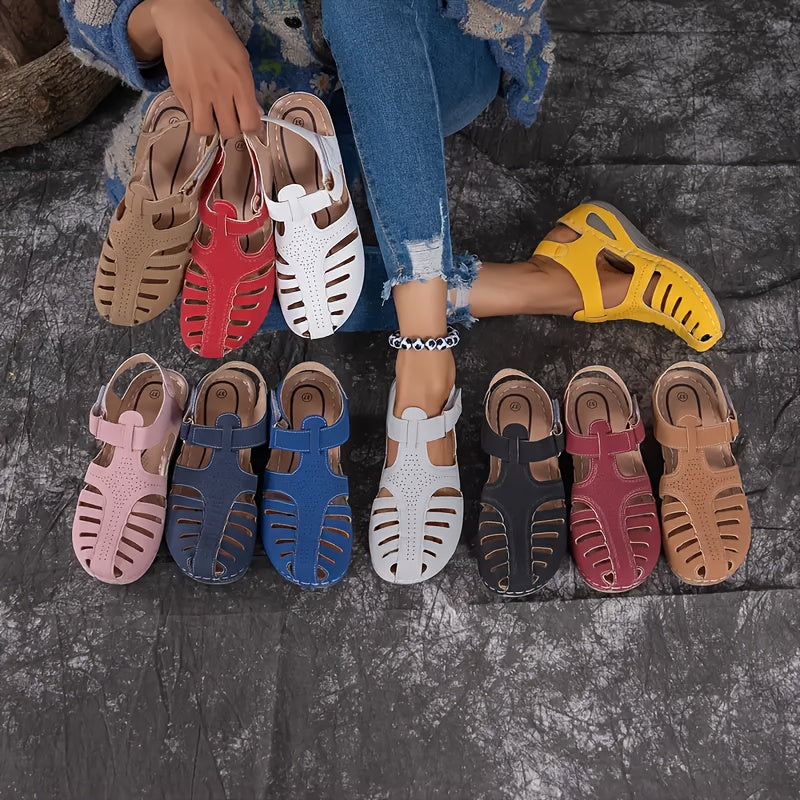 Ladies' comfortable wedge sandals, lightweight and comfortable in eleven colors