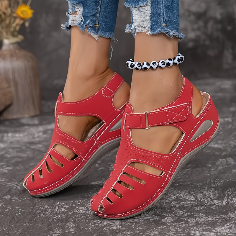 Ladies' comfortable wedge sandals, lightweight and comfortable in eleven colors