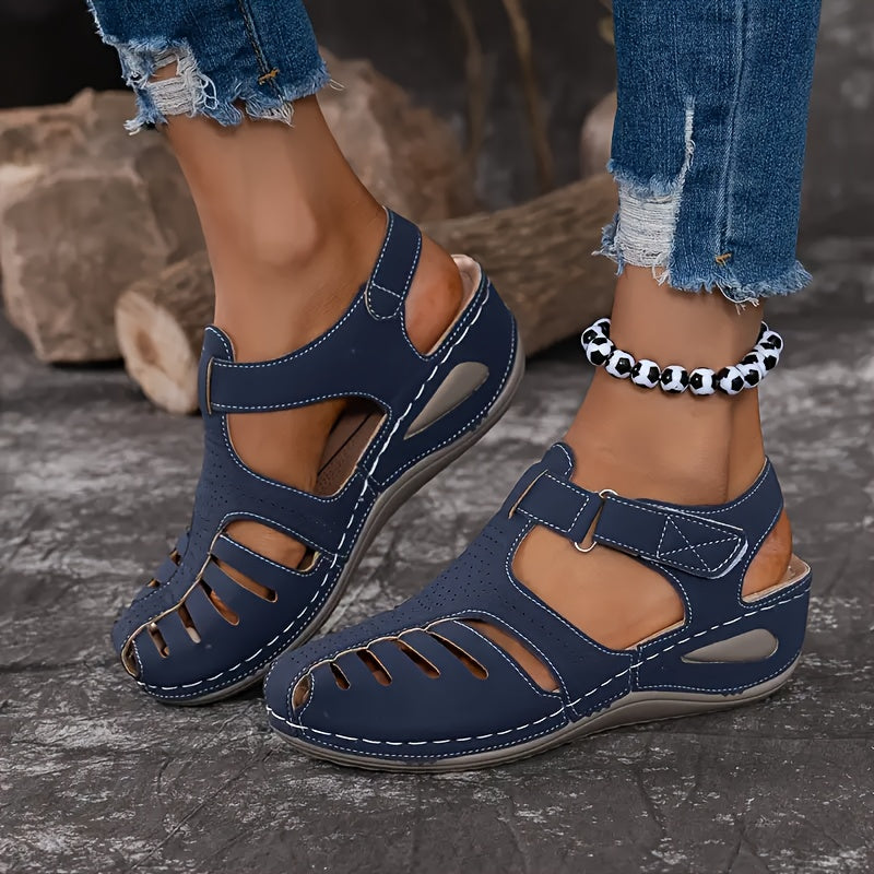 Ladies' comfortable wedge sandals, lightweight and comfortable in eleven colors