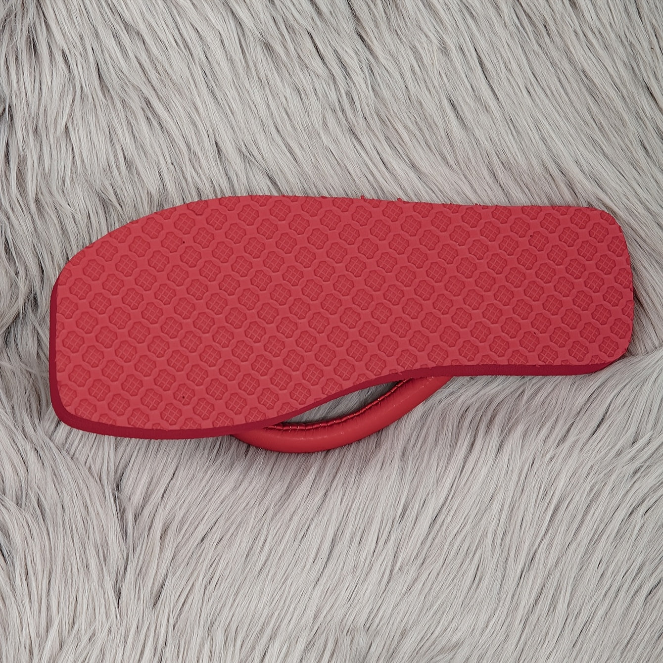 [Red EVA Slip-On Slippers] Lightweight & Comfortable Women's Red EVA Slip-On Slippers - Beach Sandals with Arch Support & Non-Slip Sole, Durable Synthetic Cover-like Upper (One-Size-Fits-All)