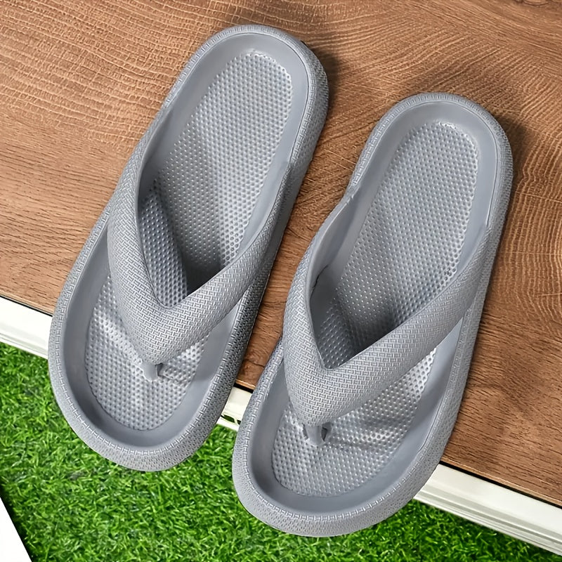 [Vibrant EVA Flip Flops] Soft & Cushioned EVA Flip Flops for Women & Men - Vibrant Orange Beach Slides with Non-Slip Sole, Lightweight & Comfortable for Summer, Bath, Spa, and Walking | Vibrant Flip Flops | EVA Sandals