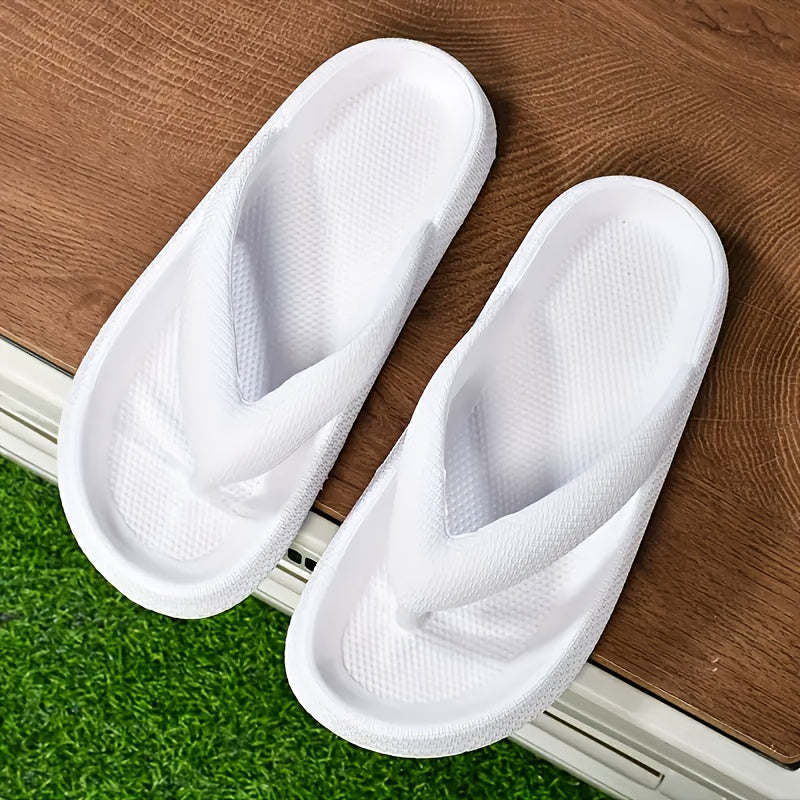 [Vibrant EVA Flip Flops] Soft & Cushioned EVA Flip Flops for Women & Men - Vibrant Orange Beach Slides with Non-Slip Sole, Lightweight & Comfortable for Summer, Bath, Spa, and Walking | Vibrant Flip Flops | EVA Sandals