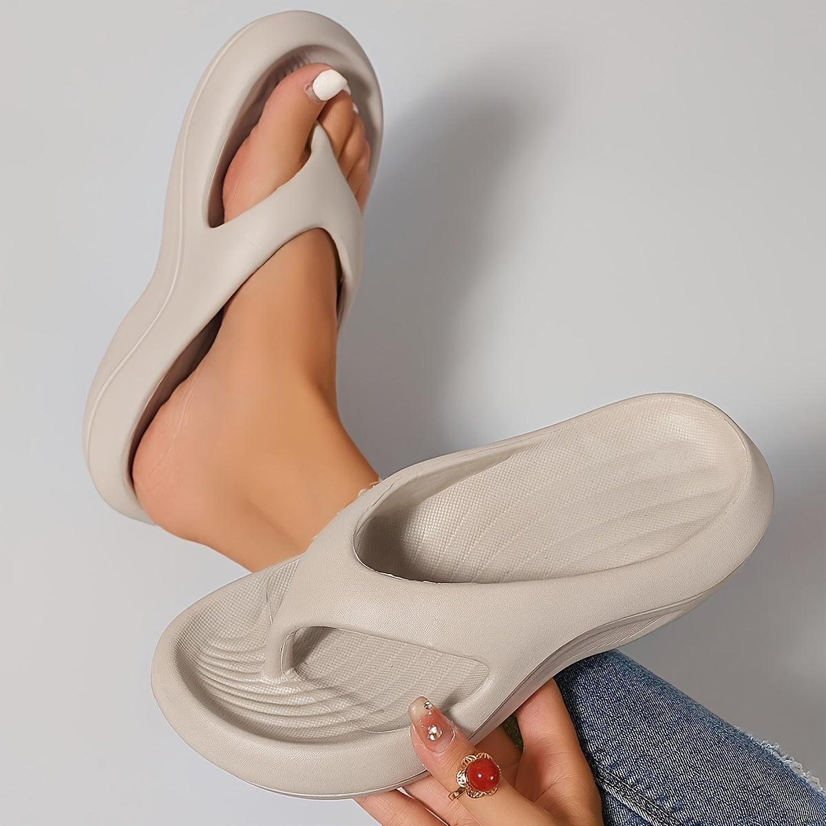 [Non-Slip EVA Flip Flops] Lightweight Non-Slip Women's EVA Flip Flops | Comfortable Breathable Design, Durable EVA Material for Beach, Bathroom & Daily Use | Easy Slip-On Home & Outdoor Slippers, Beach Shoes, Minimalist Shoe Design, Soft Texture Footwear